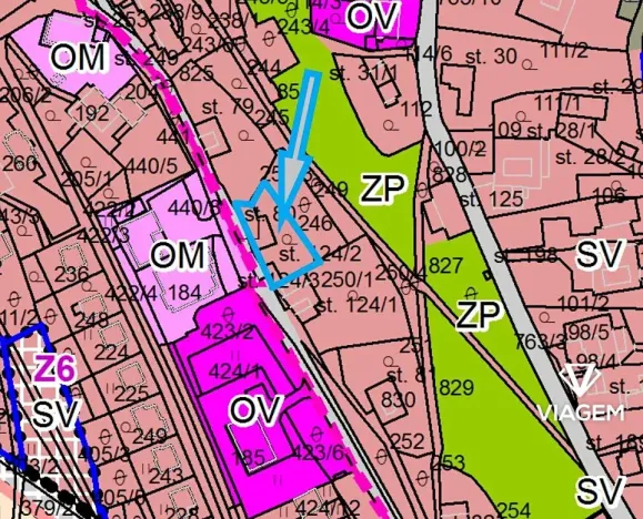 Prodej pozemku pro bydlení, Sebranice, 1022 m2