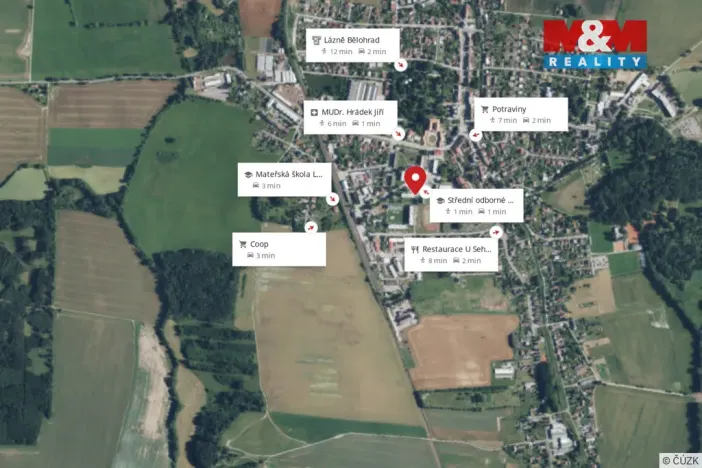 Prodej bytu 2+kk, Lázně Bělohrad, Zámecká, 46 m2