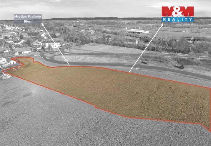 Prodej komerčního pozemku, Opatovice nad Labem, 8413 m2