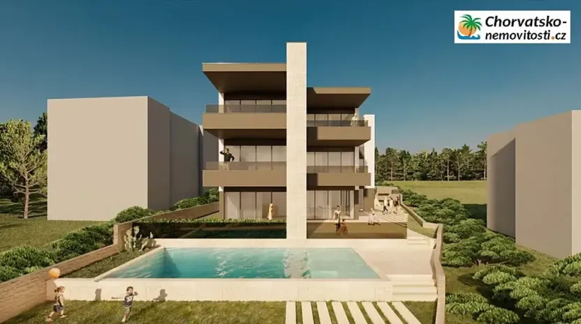 Prodej bytu 3+kk, Novalja, Chorvatsko, 66 m2