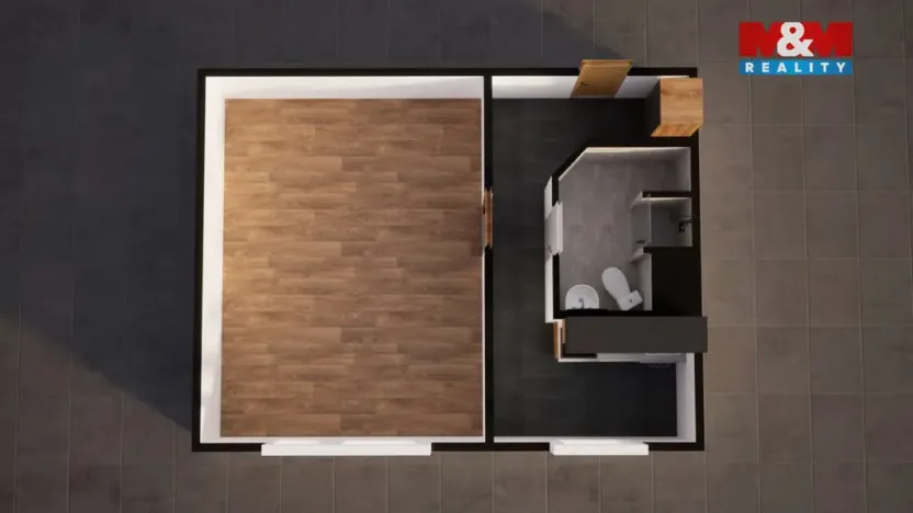 Pronájem bytu 1+1, Liberec - Liberec VI-Rochlice, Pazderkova, 35 m2