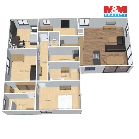 Prodej rodinného domu, Rumburk - Rumburk 3-Dolní Křečany, Ke koupališti, 135 m2