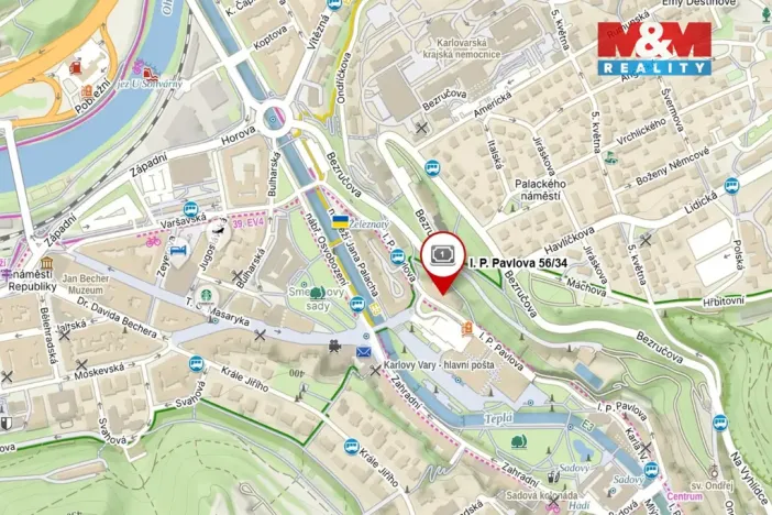 Pronájem bytu 3+1, Karlovy Vary, I. P. Pavlova, 80 m2