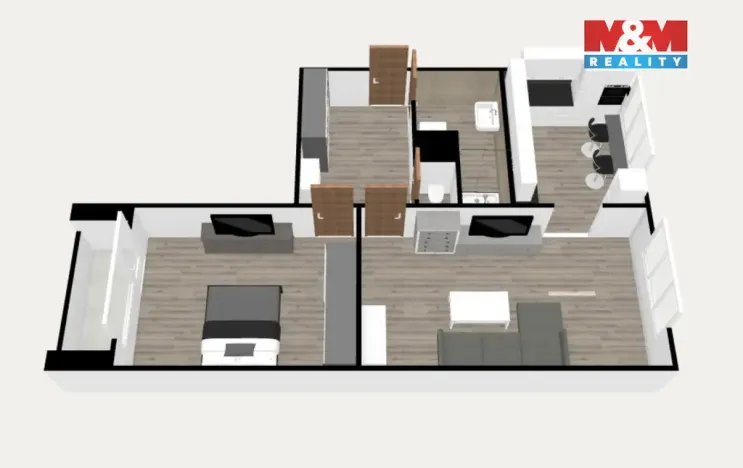 Prodej bytu 2+1, Karlovy Vary - Bohatice, Ostrovská, 68 m2