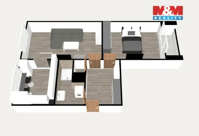 Prodej bytu 2+1, Karlovy Vary - Bohatice, Ostrovská, 68 m2