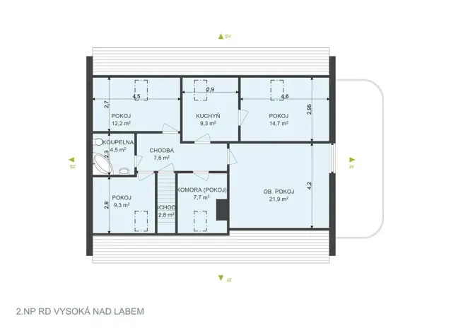 Prodej rodinného domu, Vysoká nad Labem, 280 m2