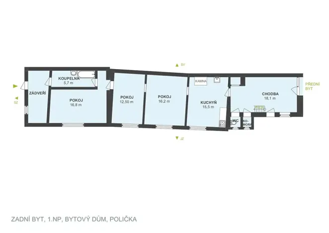 Prodej rodinného domu, Polička, Družstevní, 162 m2