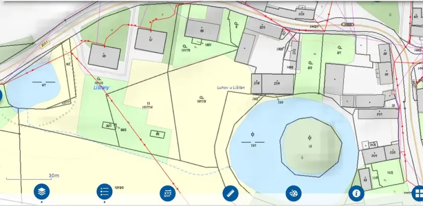 Prodej pozemku, Líšťany - Luhov, 1951 m2