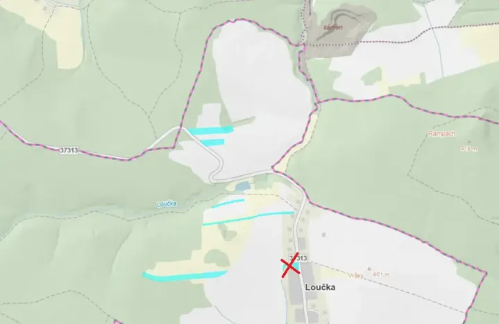 Prodej pole, Loučka, 41380 m2