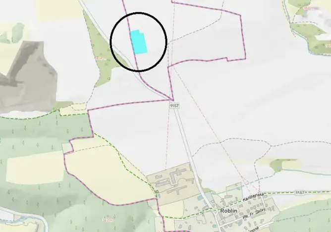 Prodej pole, Roblín, 16023 m2