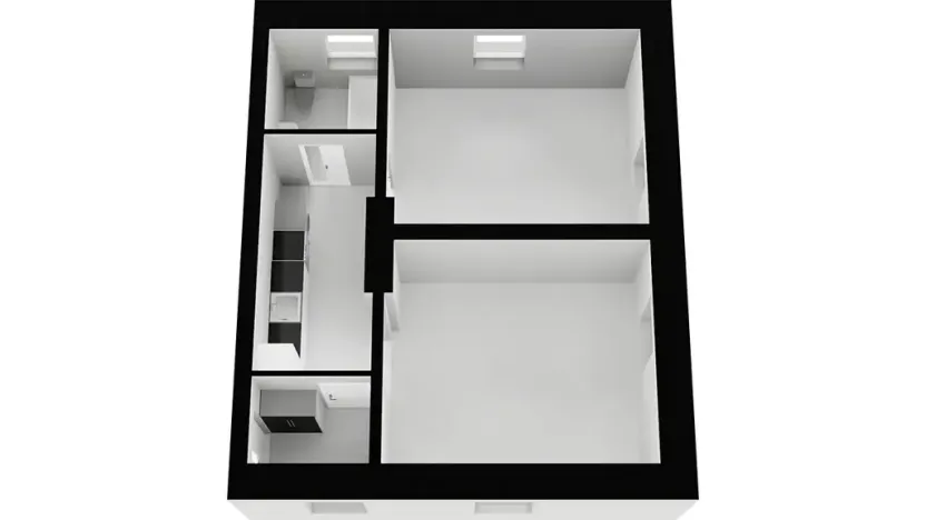 Prodej bytu 2+1, Hrádek nad Nisou, 52 m2