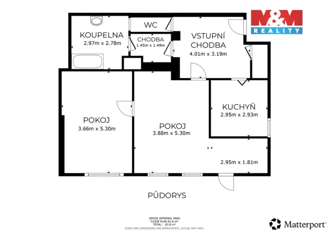 Prodej bytu 2+1, Krnov - Pod Bezručovým vrchem, Bezručova, 73 m2