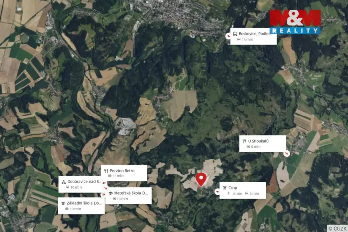 Prodej pozemku pro bydlení, Kuničky, 4144 m2