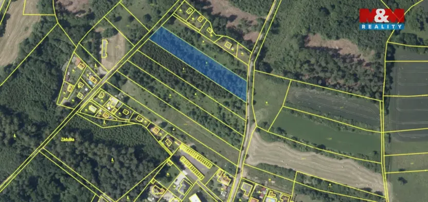 Prodej louky, Velké Popovice, 1009 m2