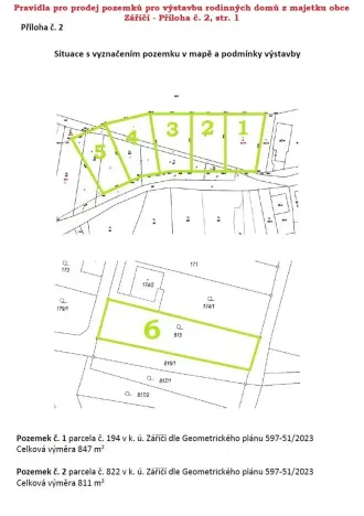 Prodej pozemku pro bydlení, Záříčí, 880 m2