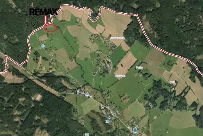 Prodej pozemku pro bydlení, Borová, 5776 m2