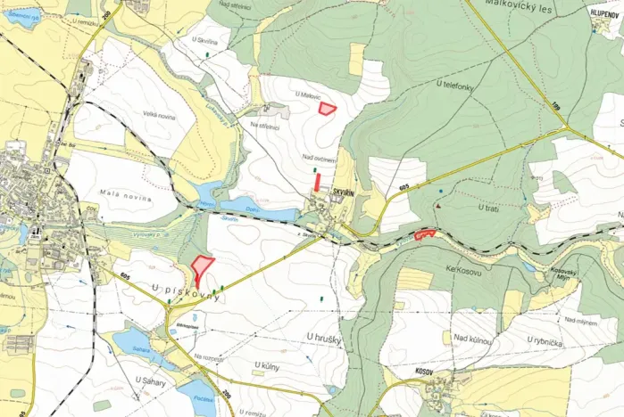 Prodej pole, Bor, 28170 m2