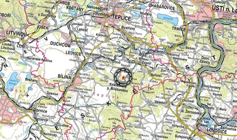 Prodej pole, Kostomlaty pod Milešovkou, 28333 m2