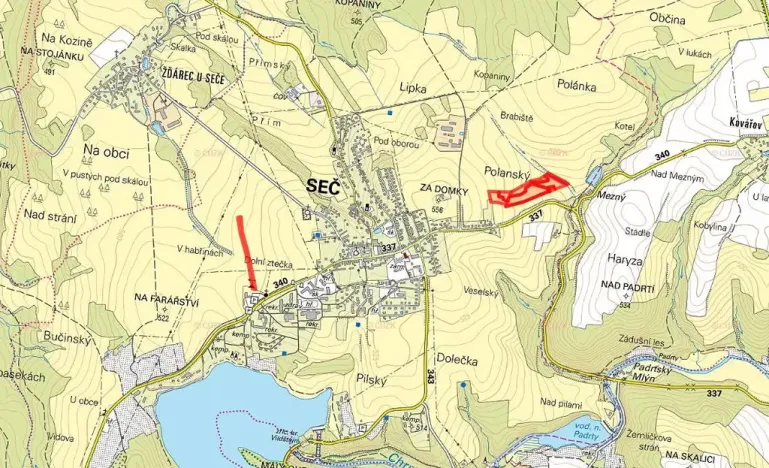 Prodej pole, Seč, 42291 m2