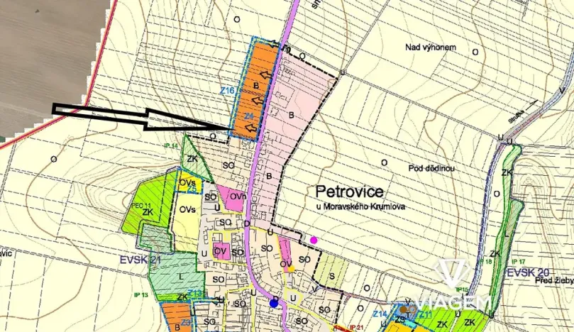 Prodej podílu pozemku pro bydlení, Petrovice, 350 m2