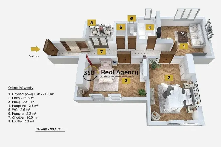 Prodej bytu 2+1, Praha - Smíchov, Štefánikova, 93 m2