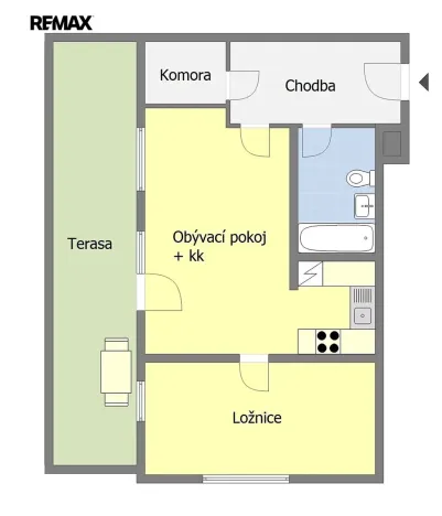 Pronájem bytu 2+kk, Praha - Štěrboholy, Kryšpínova, 63 m2