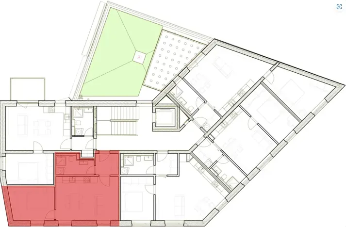 Prodej bytu 2+kk, Praha - Zbraslav, Elišky Přemyslovny, 44 m2