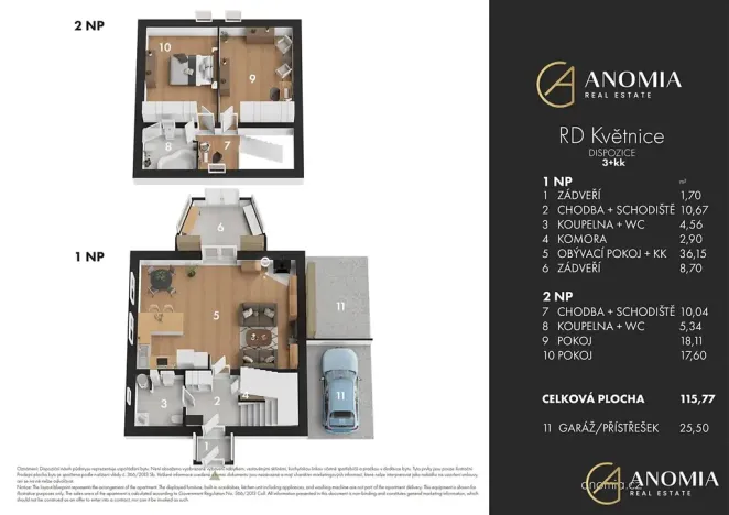 Prodej rodinného domu, Květnice, Čekanková, 103 m2