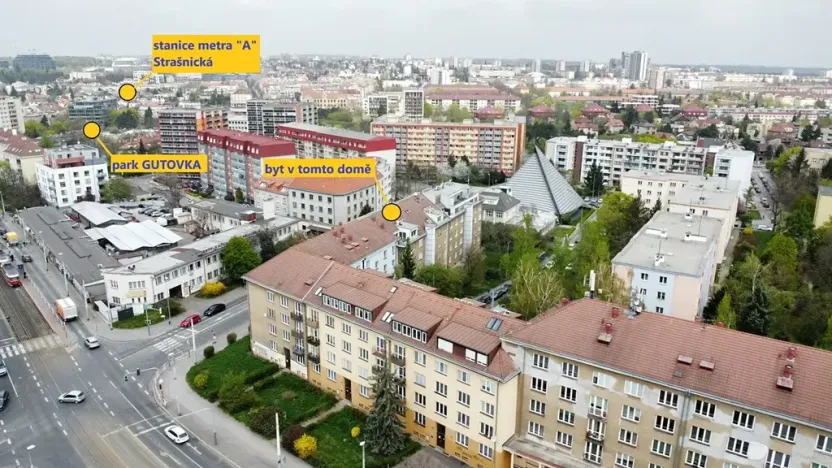 Prodej bytu 1+1, Praha - Strašnice, Ke Strašnické, 39 m2