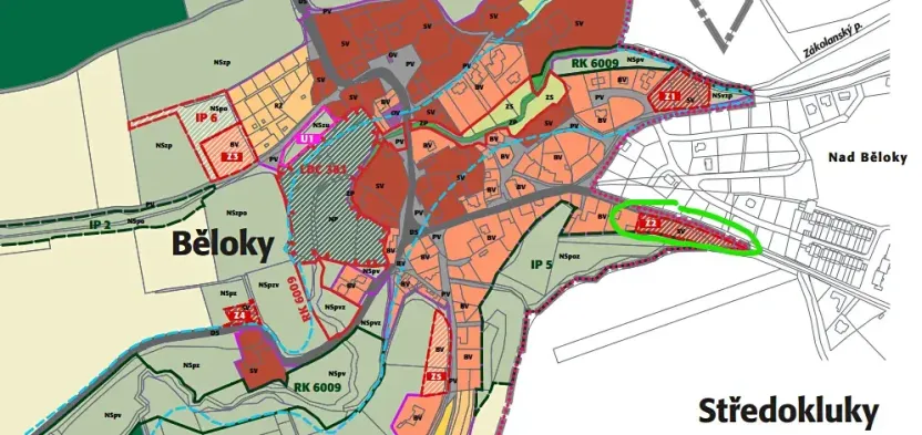 Prodej pozemku pro bydlení, Středokluky, Nad Běloky, 1140 m2