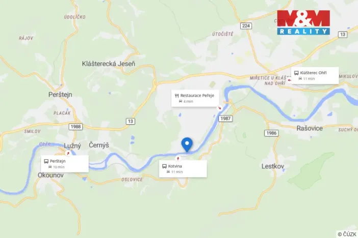 Prodej chaty, Klášterec nad Ohří, Ohřecká louka, 37 m2