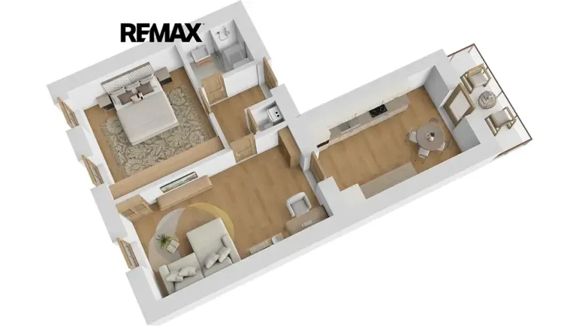 Prodej bytu 2+1, Praha - Karlín, Pernerova, 62 m2