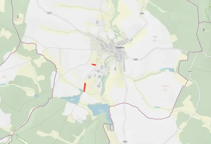 Prodej louky, Opatov, 5199 m2