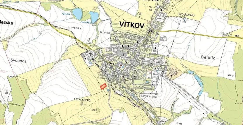 Prodej pole, Vítkov, 7340 m2