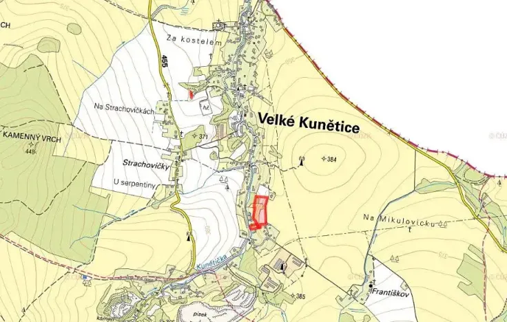 Prodej pozemku pro bydlení, Velké Kunětice, 6121 m2