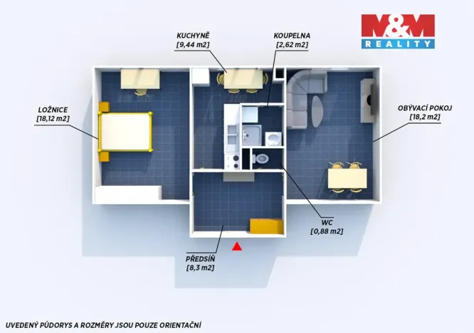 Prodej bytu 2+1, Plzeň - Bolevec, Sokolovská, 56 m2