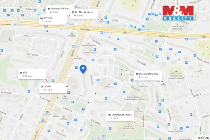 Prodej bytu 2+1, Plzeň - Bolevec, Sokolovská, 56 m2