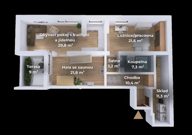 Prodej bytu 4+kk, Brno - Štýřice, Celní, 155 m2