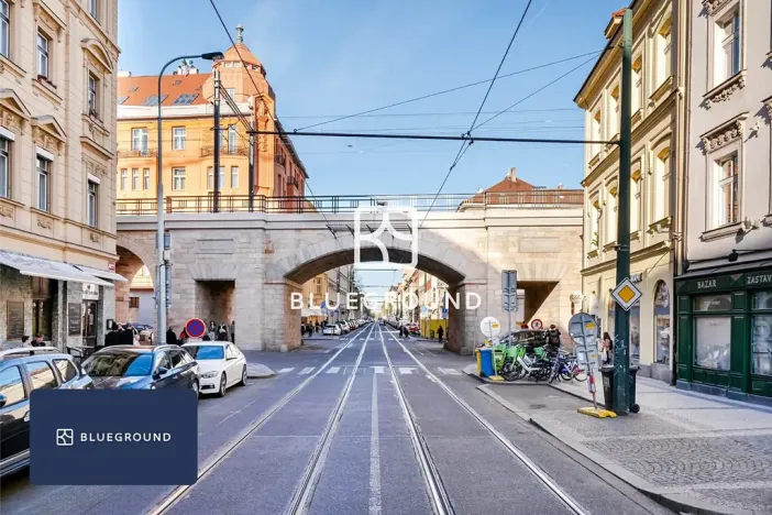 Pronájem bytu 1+kk, Praha - Karlín, Prvního pluku, 25 m2