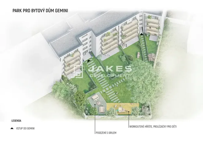 Pronájem bytu 2+kk, Kolín, Zengrova, 50 m2