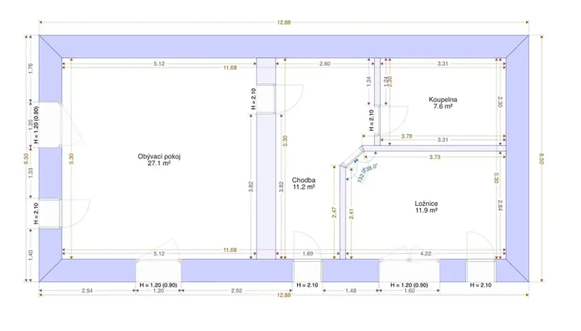 Prodej rodinného domu, Nový Bydžov, Osadní, 58 m2