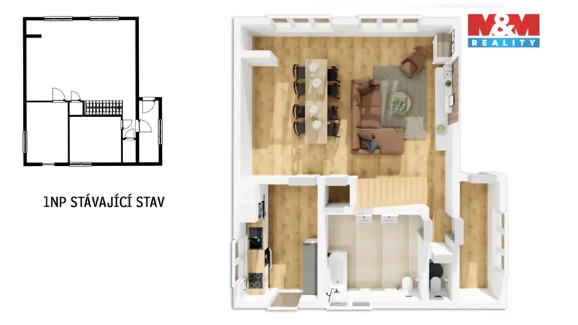 Prodej rodinného domu, Horoměřice, K Rybníku, 182 m2