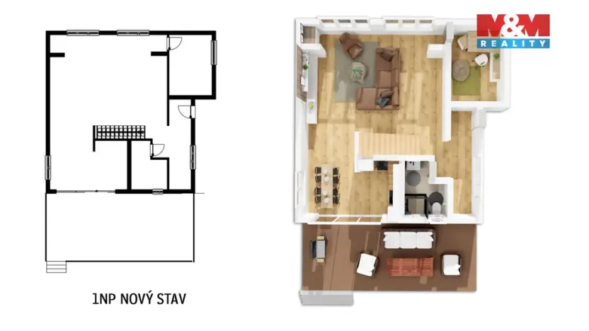 Prodej rodinného domu, Horoměřice, K Rybníku, 182 m2