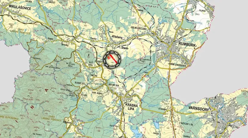 Prodej louky, Staré Křečany, 50106 m2