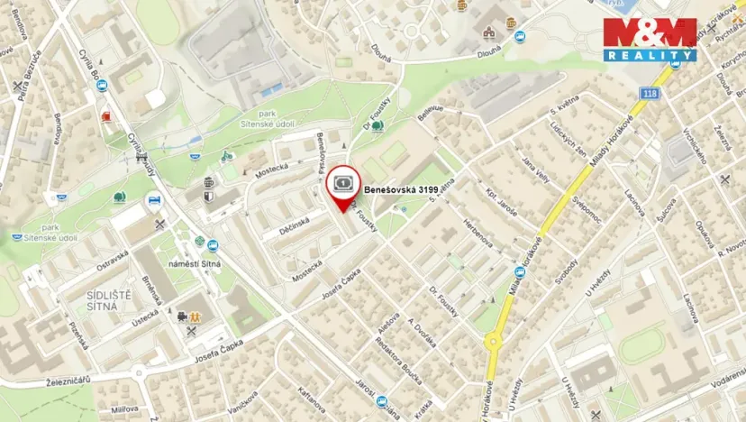 Pronájem bytu 1+kk, Kladno - Kročehlavy, Benešovská, 30 m2