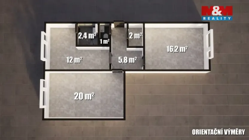 Prodej bytu 2+1, Ústí nad Labem - Neštěmice, Sibiřská, 62 m2