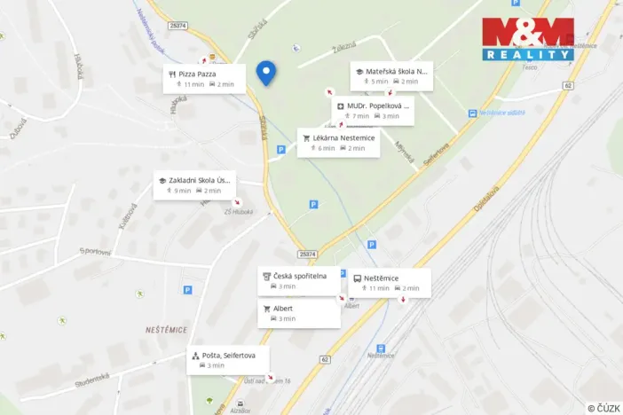 Prodej bytu 2+1, Ústí nad Labem - Neštěmice, Sibiřská, 62 m2