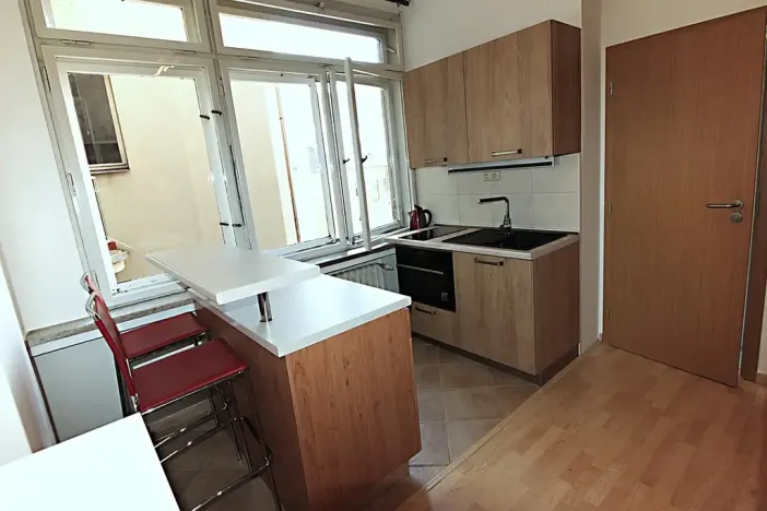 Pronájem bytu 1+kk, Praha - Holešovice, Heřmanova, 26 m2