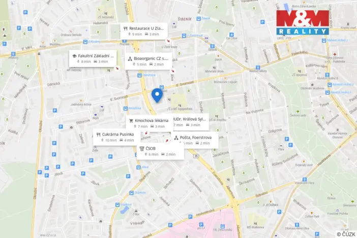 Pronájem bytu 3+1, Olomouc - Nová Ulice, Foerstrova, 65 m2