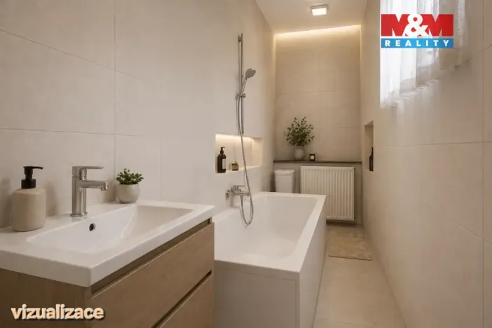 Prodej rodinného domu, Dačice - Dačice V, Husova, 56 m2